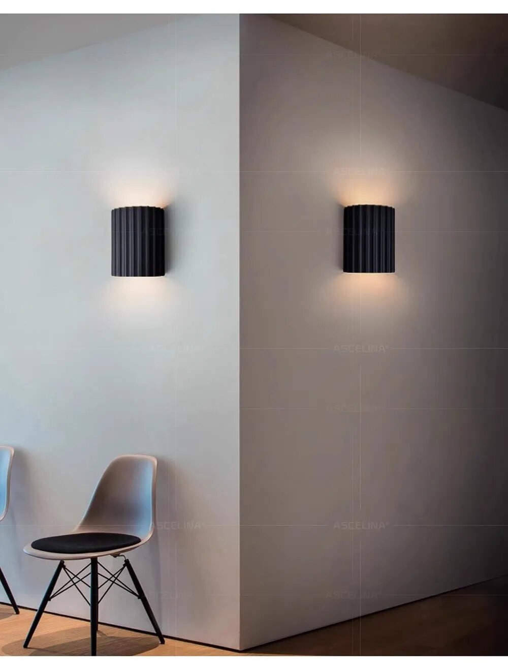 Brehn | STYLISCHE HARZ WANDLAMPE - LUMIRESIN