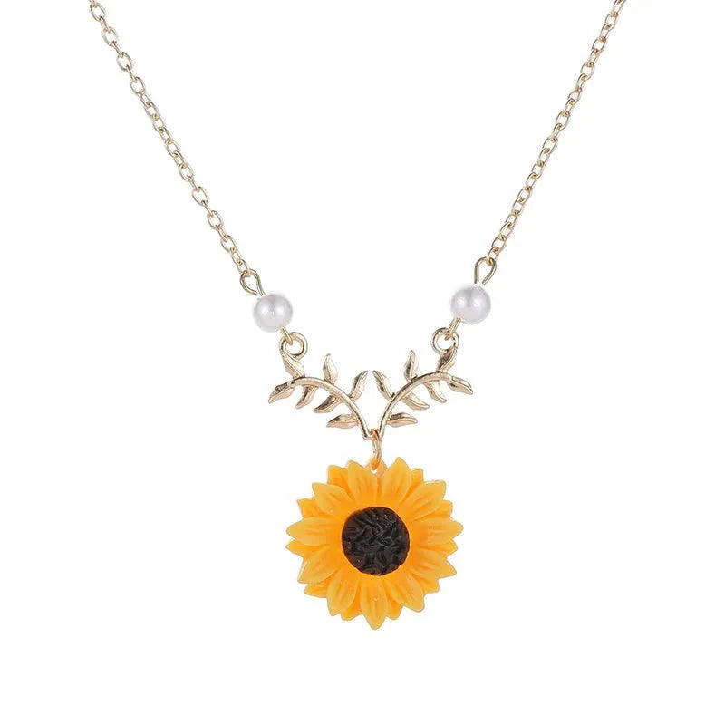 Brehn | Sommer Sonnenblume Zartes Halsband