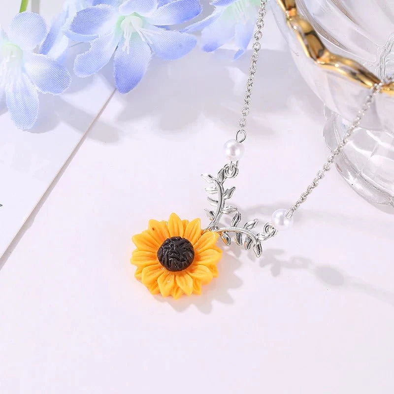 Brehn | Sommer Sonnenblume Zartes Halsband