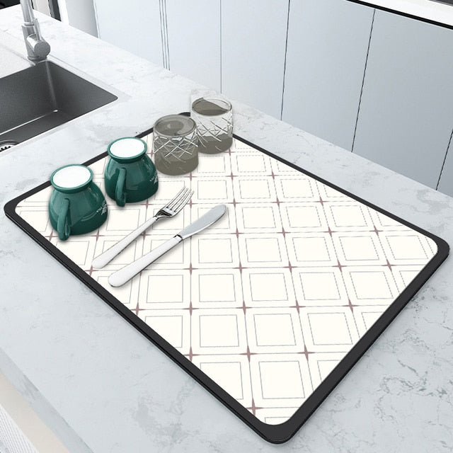 Superabsorbierende Drainagematte Küchenspüle Badezimmer Wasserhahn absorbierende Matte | Brehn