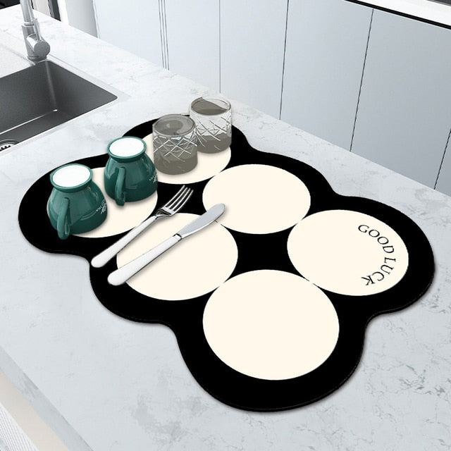 Superabsorbierende Drainagematte Küchenspüle Badezimmer Wasserhahn absorbierende Matte | Brehn