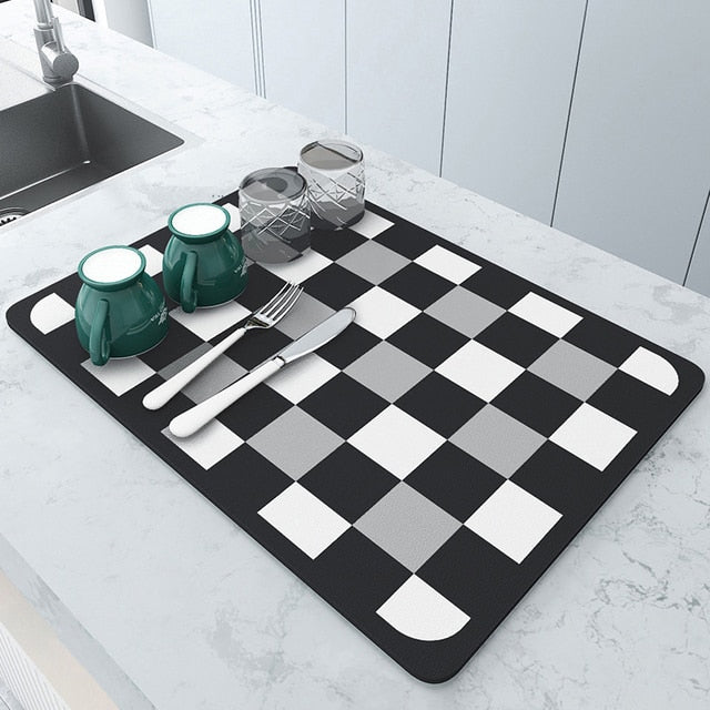 Superabsorbierende Drainagematte Küchenspüle Badezimmer Wasserhahn absorbierende Matte | Brehn