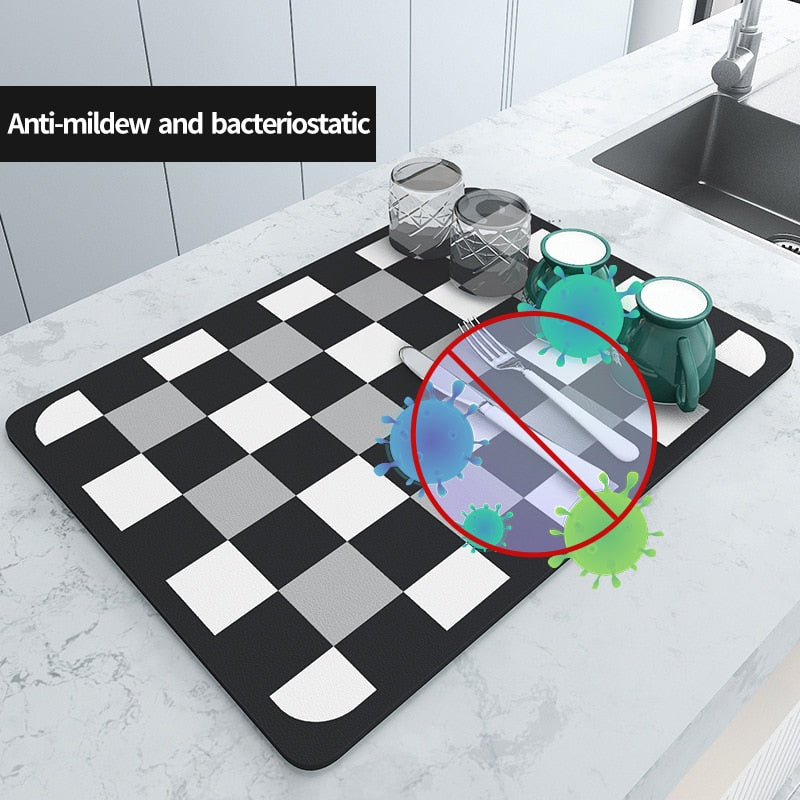 Superabsorbierende Drainagematte Küchenspüle Badezimmer Wasserhahn absorbierende Matte | Brehn