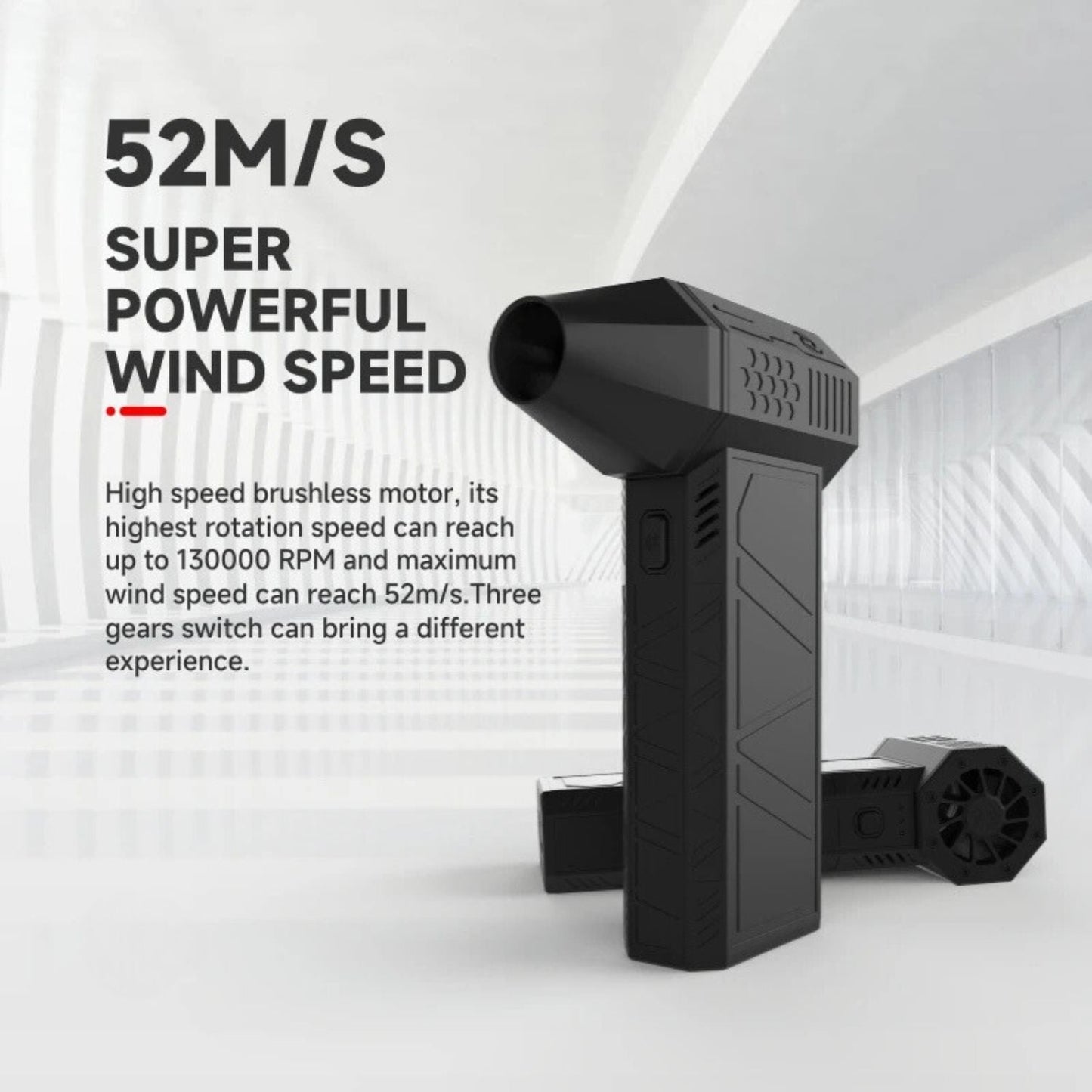 Mini Jet Ventilator - Kompakte und Tragbare Turbo-Lüfter für Unterwegs | Brehn