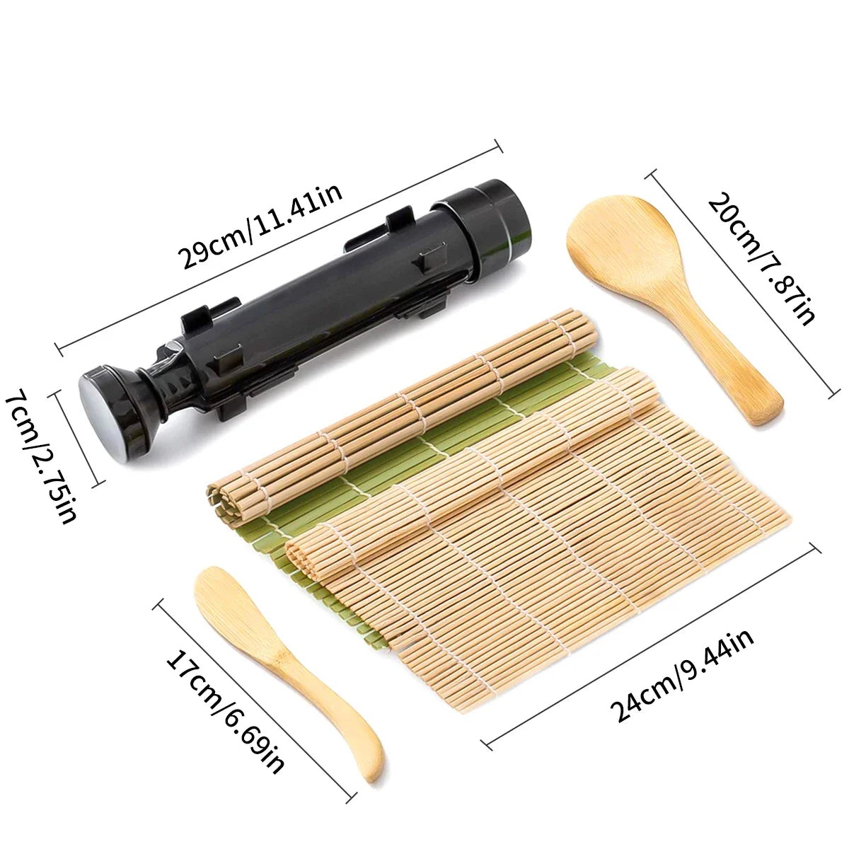 Sushi Bazooka Reismould Bambus Rollmatte Sushi Maker Set | Brehn