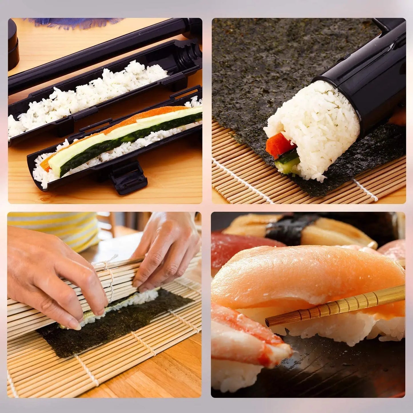 Sushi Bazooka Reismould Bambus Rollmatte Sushi Maker Set | Brehn