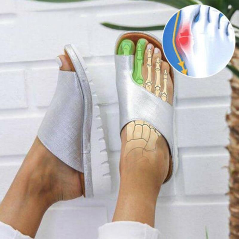 Orthopädische Damensandalen, Hallux Valgus korrigierend