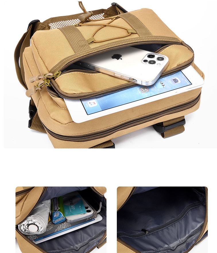 Haltbare Taktische Brusttasche – Wasserabweisendes Multifunktions-Outdoorgear | Brehn