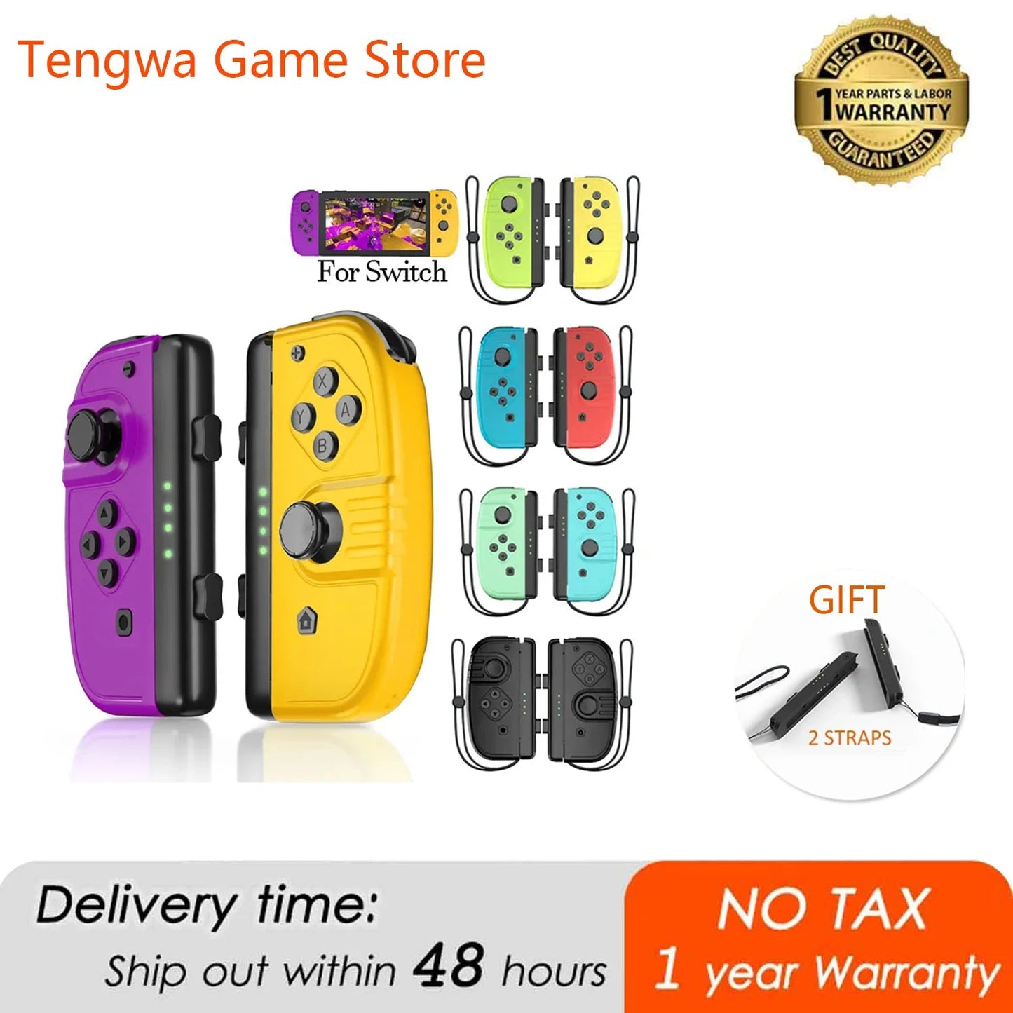 Kabelloses OLED Joycon Gamepad für Nintendo Switch Joyco