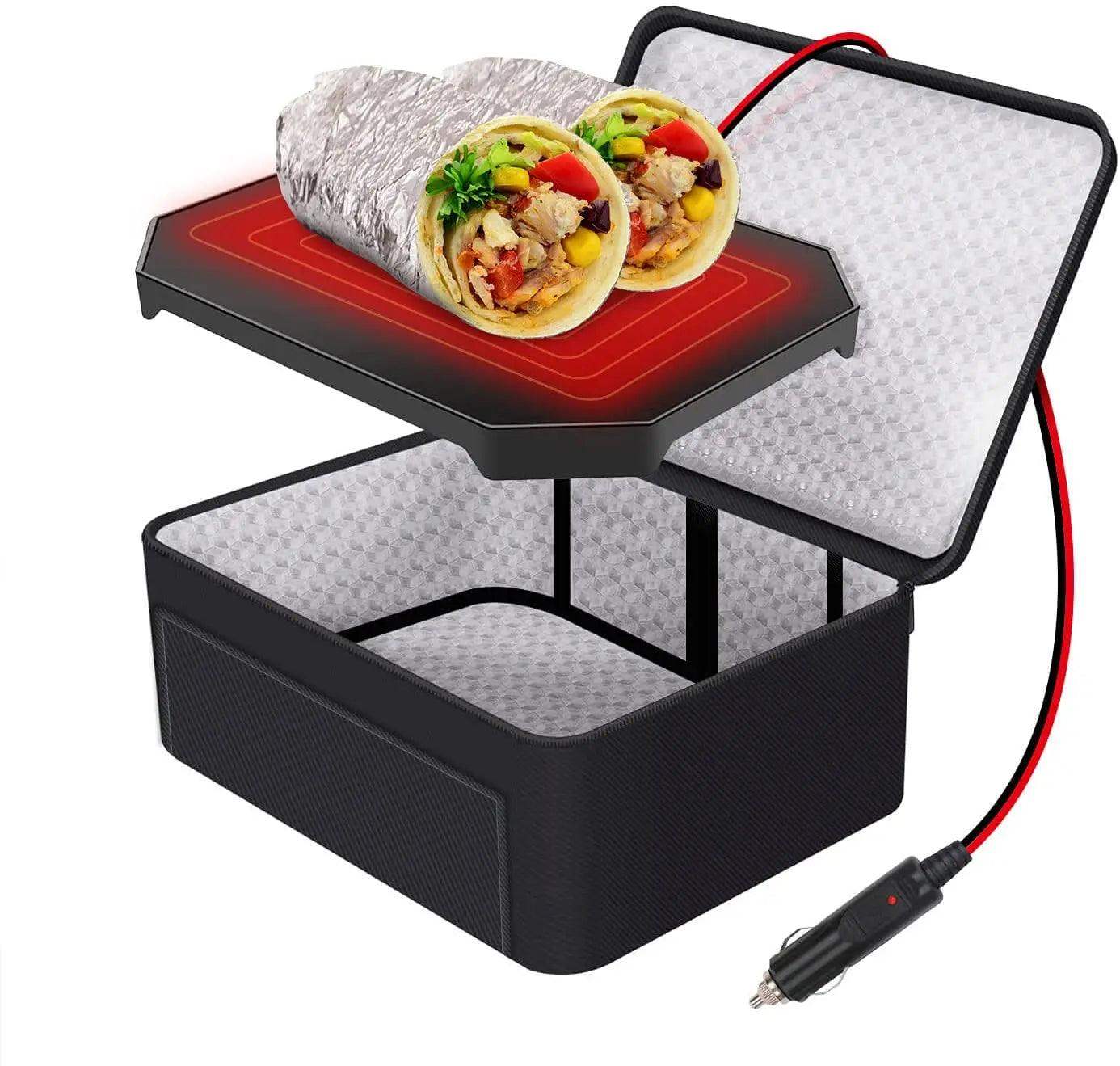 HeatGo Pro – Elektrischer tragbarer Lebensmittelwärmer Lunchbox mit 3-in-1 Anschluss | Brehn