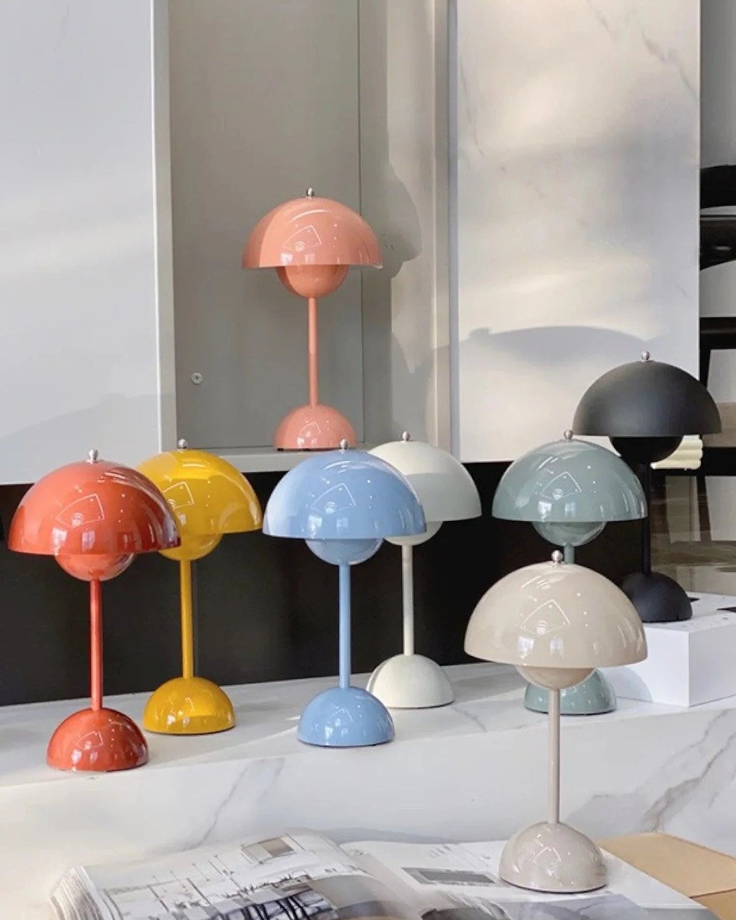 Brehn | NordLight – LED Tischlampe skandinavisches Design, dimmbar und nachhaltig in Metall