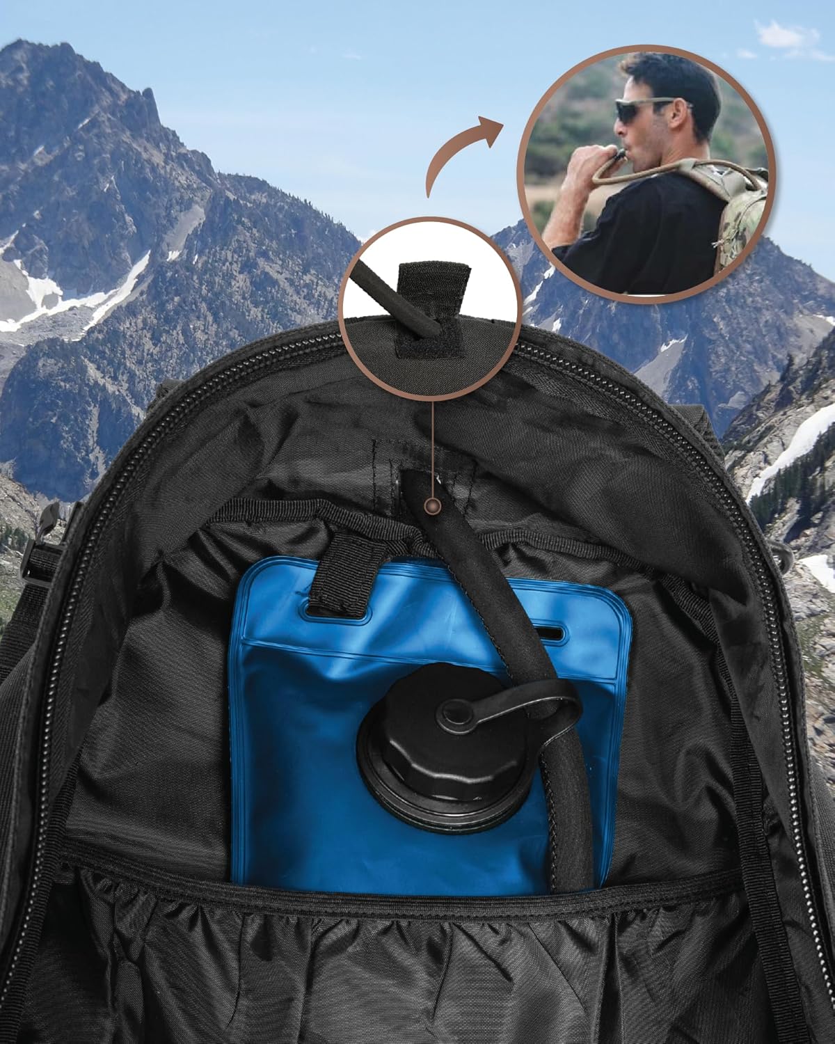 35L Outdoor Tactical Backpack mit Molle-System und Laptop-Aufbewahrung | Brehn