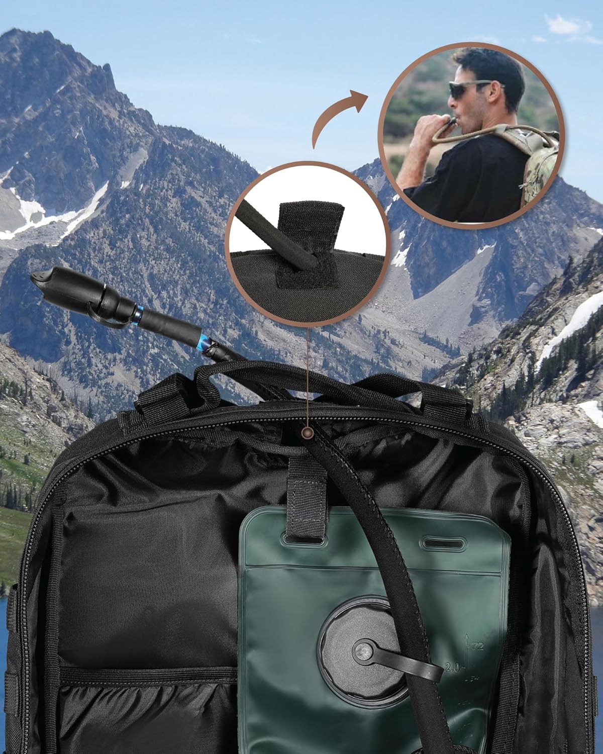 35L Outdoor Tactical Backpack mit Molle-System und Laptop-Aufbewahrung | Brehn