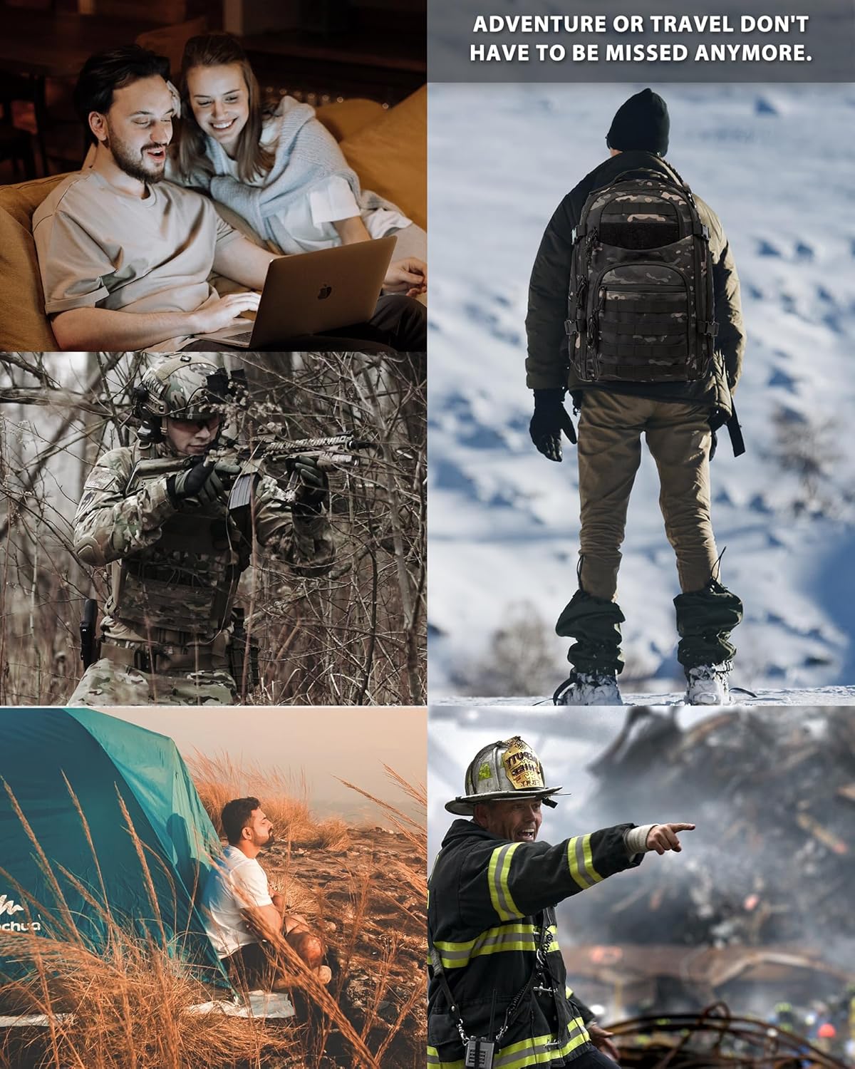 35L Outdoor Tactical Backpack mit Molle-System und Laptop-Aufbewahrung | Brehn