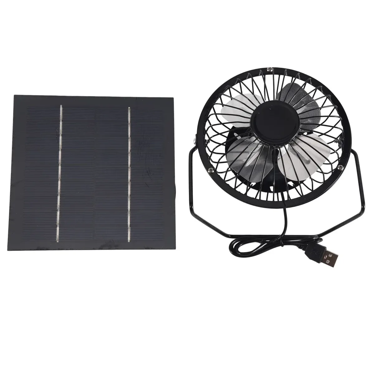 Mini Solar-Betriebene Ventilation Fan – 5W Tragbarer Abluftventilator für Büros & im Freien | Brehn