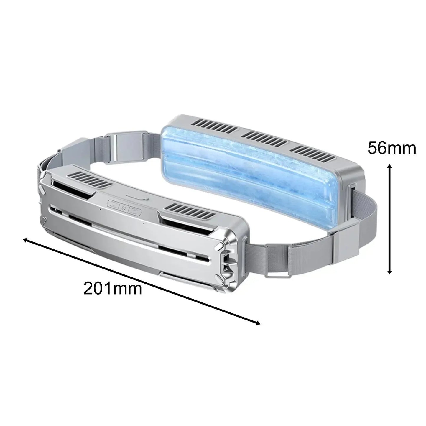 Tragbarer Eis-Taillengürtel-Ventilator - Klimaanlagenventilator für Zuhause, Camping, Klettern | Brehn