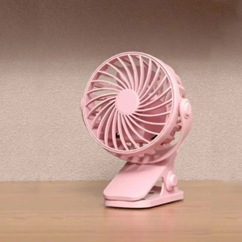 Akku 720° drehbarer Clipventilator mit Nachtlicht – Tragbare & vielseitige Kühlungslösung | Brehn