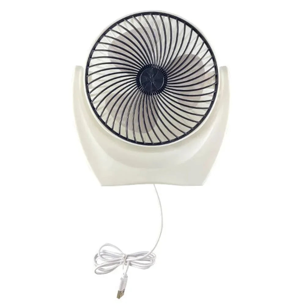 Solarbetriebener Campingventilator mit USB - Tragbarer Solarventilator für Outdoor-Camping, Wandern, Angeln, Reisen | Brehn
