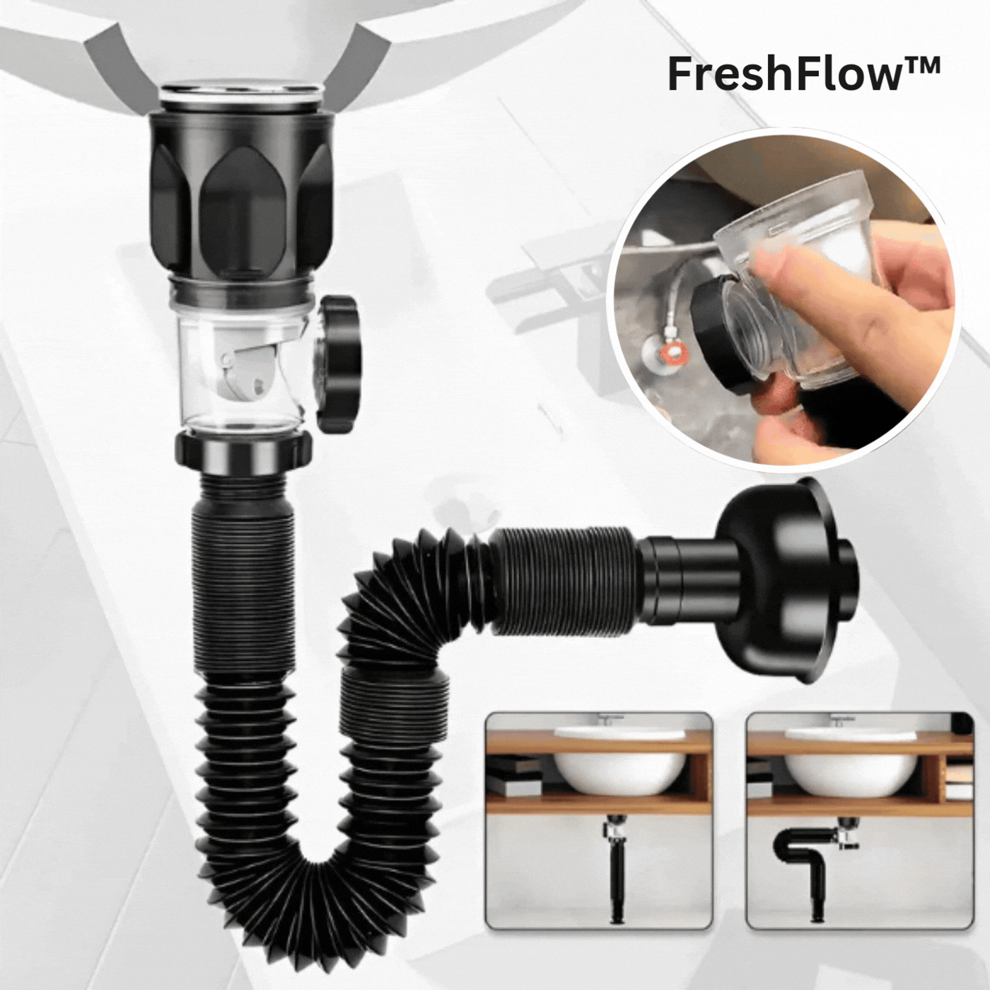 Anti-Verstopfungs-Deodorizing Waschbecken Abflussfilter | Brehn