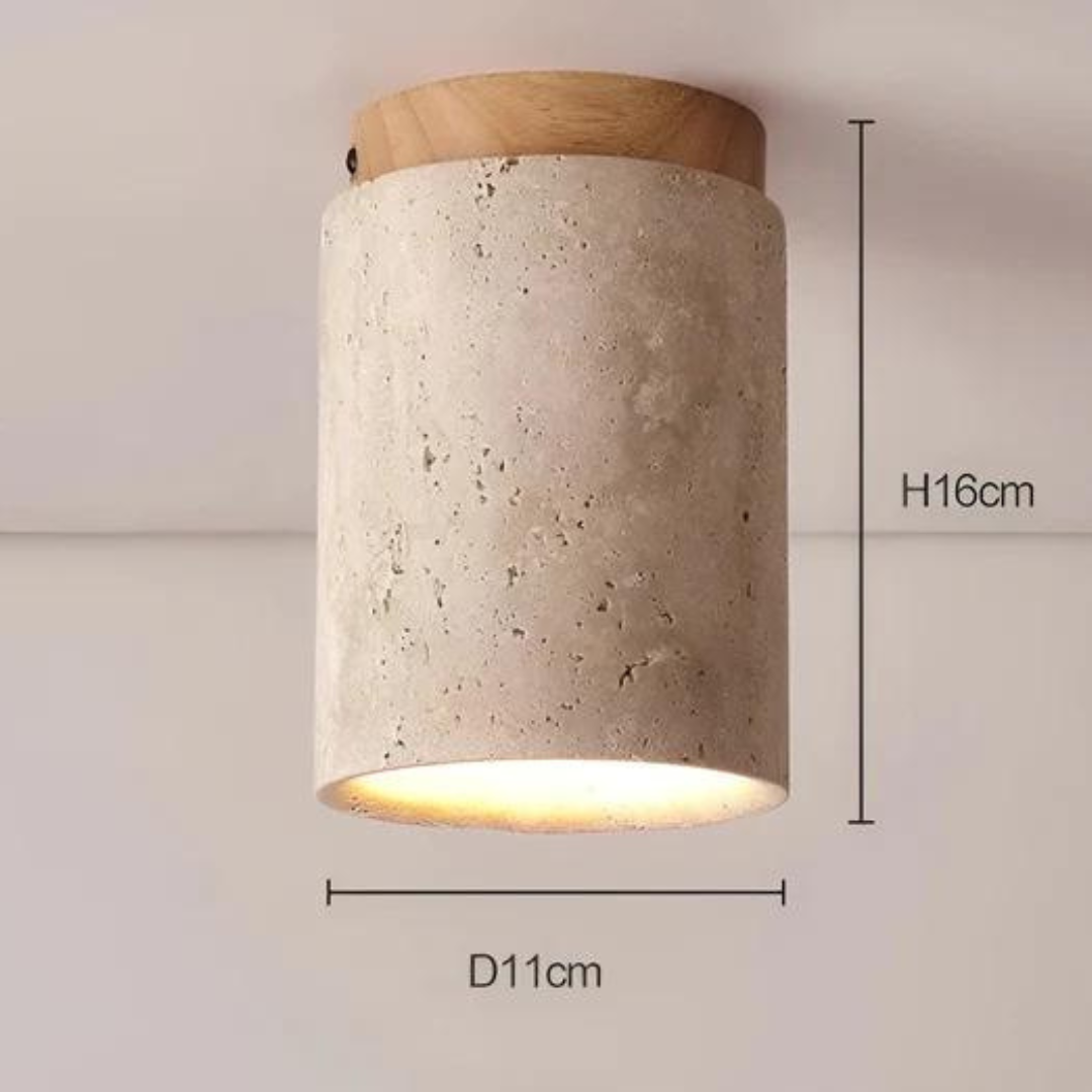 Brehn | Trendige Runde Japanische Stil Deckenlampe - ZenLight