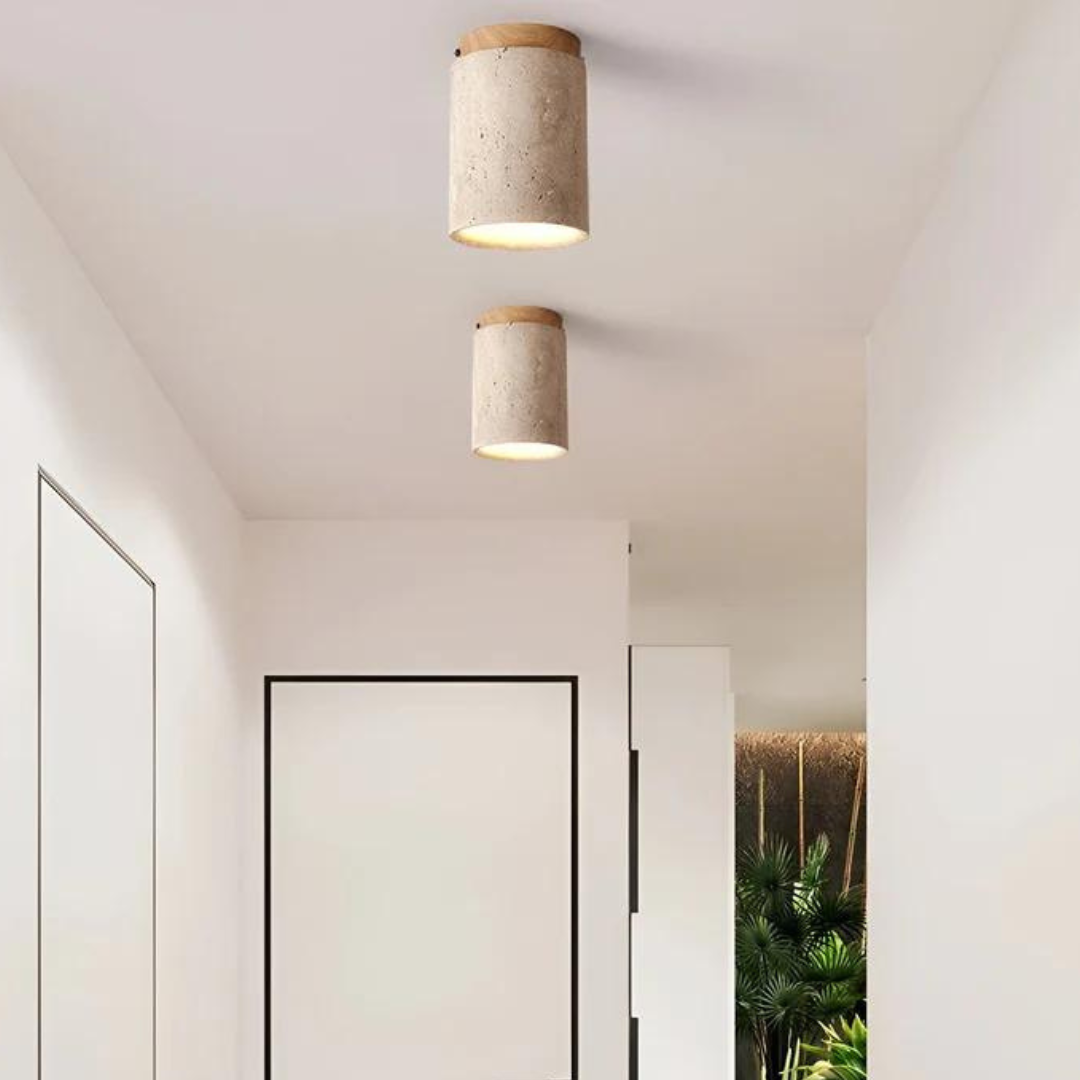 Brehn | Trendige Runde Japanische Stil Deckenlampe - ZenLight