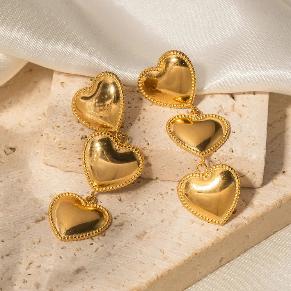 Brehn | Triple Hearts Tropfhänger