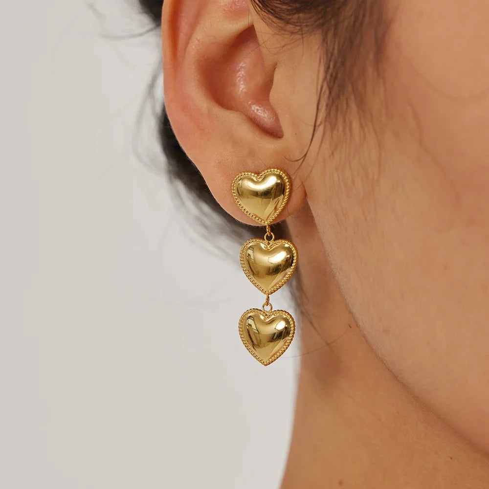Brehn | Triple Hearts Tropfhänger