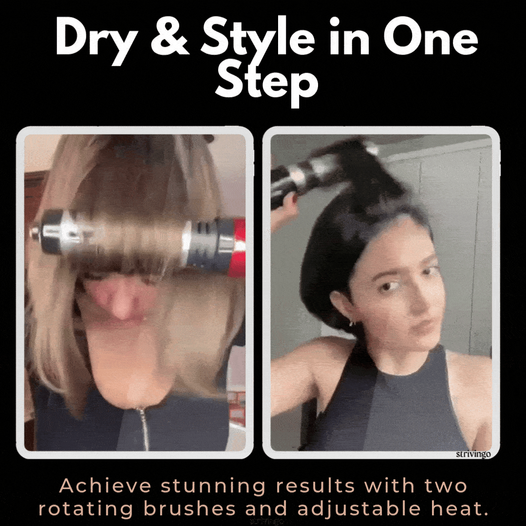 Brehn | Driwave 2-in-1 Rotierender Haartrockner und Styler