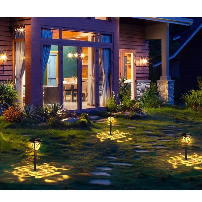 LED Solar Gartenleuchten – Dekorative Solarbetriebene Rasenlichter für Außenwege | Brehn