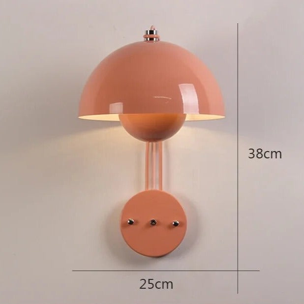 Moderne LED-Wandleuchte mit Pilzmotiv | Stilvolles Nachtlicht für Schlaf- und Wohnzimmer