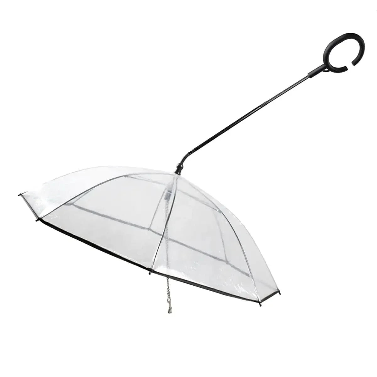 Transparenter Regenschirm für Hunde