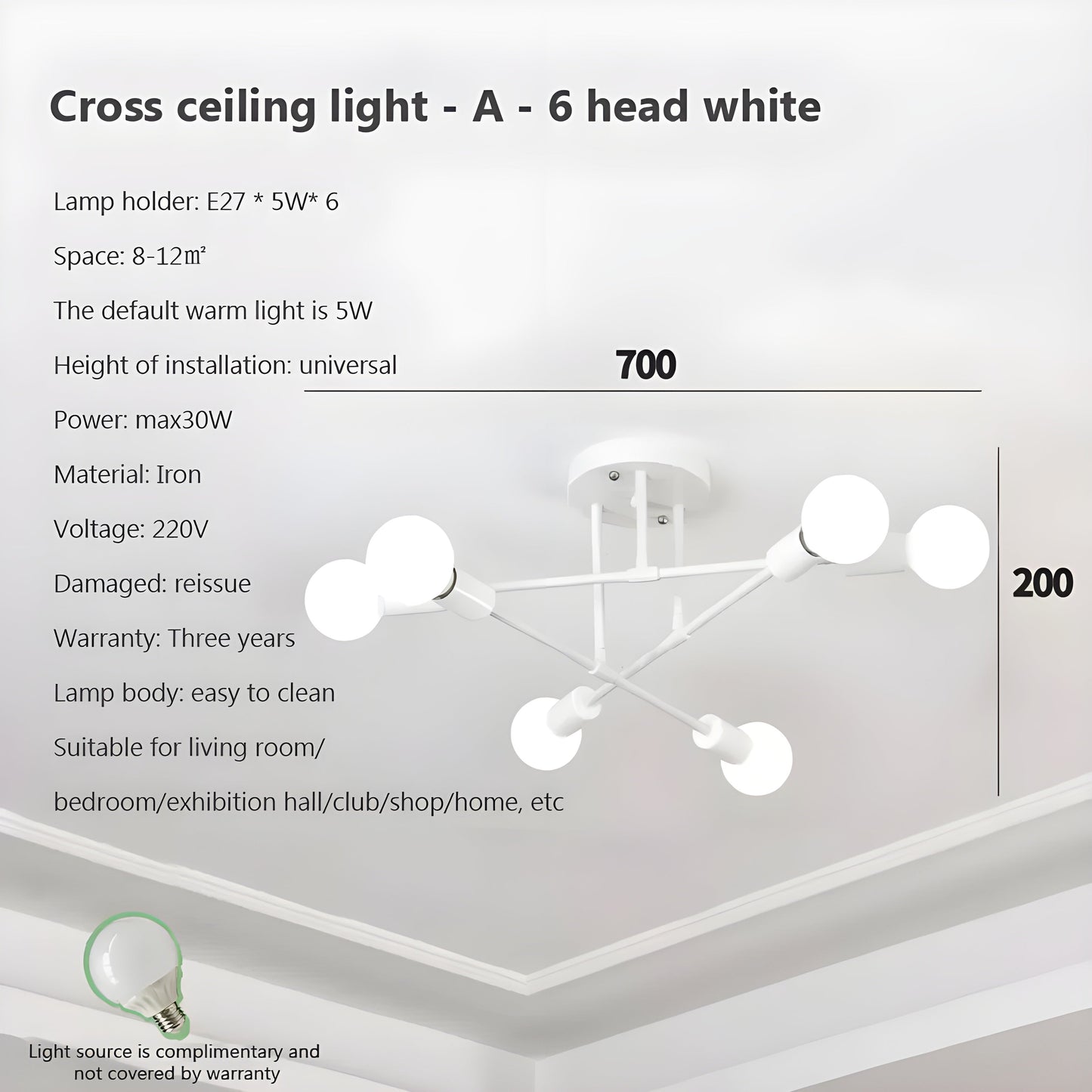Kreative LED Hängeleuchte – Vintage Antik Gold Kronleuchter für Wohnzimmer & Esszimmer | Brehn