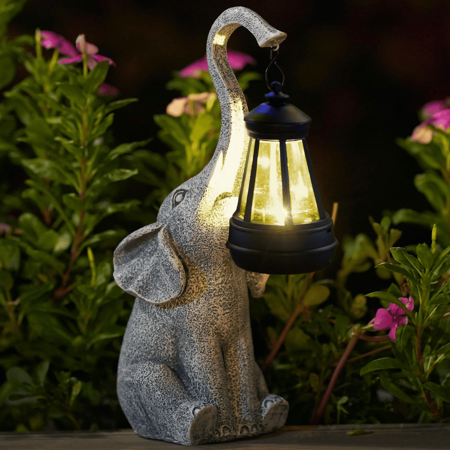 Atmosphärische Solarleuchte für den Garten - Elephant Glow | Brehn