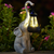 Brehn | Elephanta Gartenlampe - Verzaubernde Elefant Solar Gartenlampe für stimmungsvolle Abende