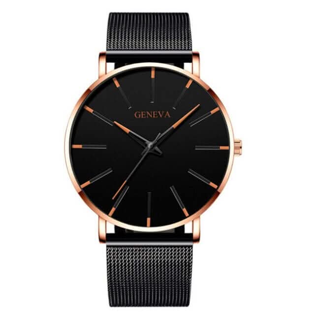 Ultradünne minimalistische Business-Uhr für Herren