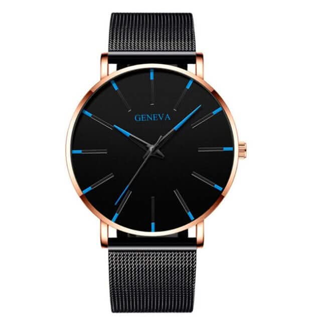 Ultradünne minimalistische Business-Uhr für Herren