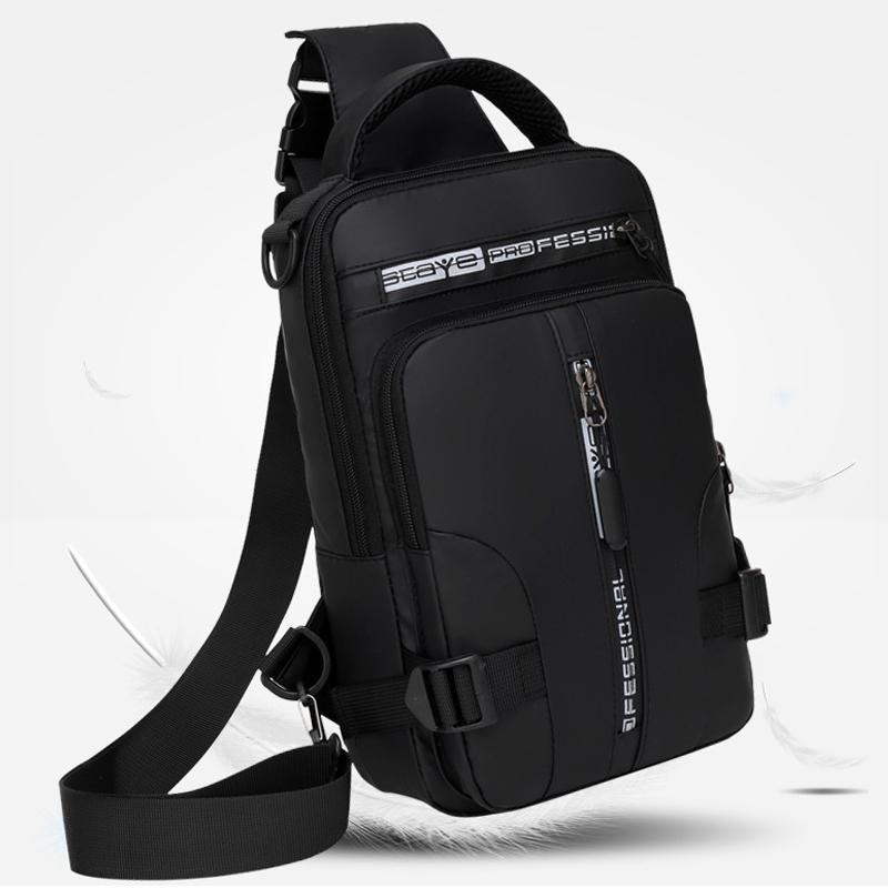 Umhängetasche mit USB-Ladegerät | Brehn