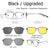 Brehn | Pure Titanium Magnet Clip-On Brille