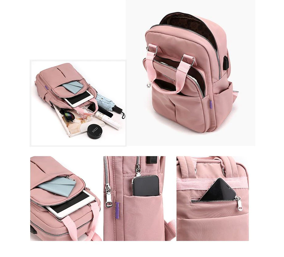 Wasserfester USB-Lade-Anti-Diebstahl-Rucksack – Mehrfachfächer-Design | Brehn