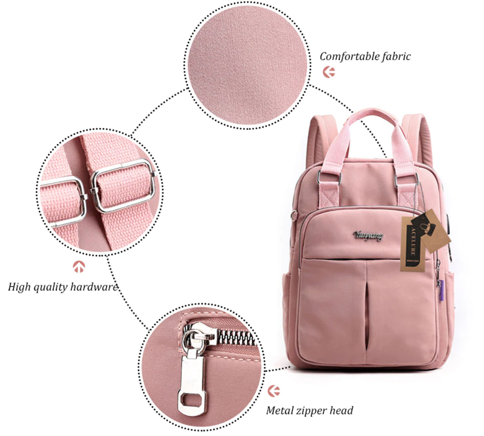 Wasserfester USB-Lade-Anti-Diebstahl-Rucksack – Mehrfachfächer-Design | Brehn
