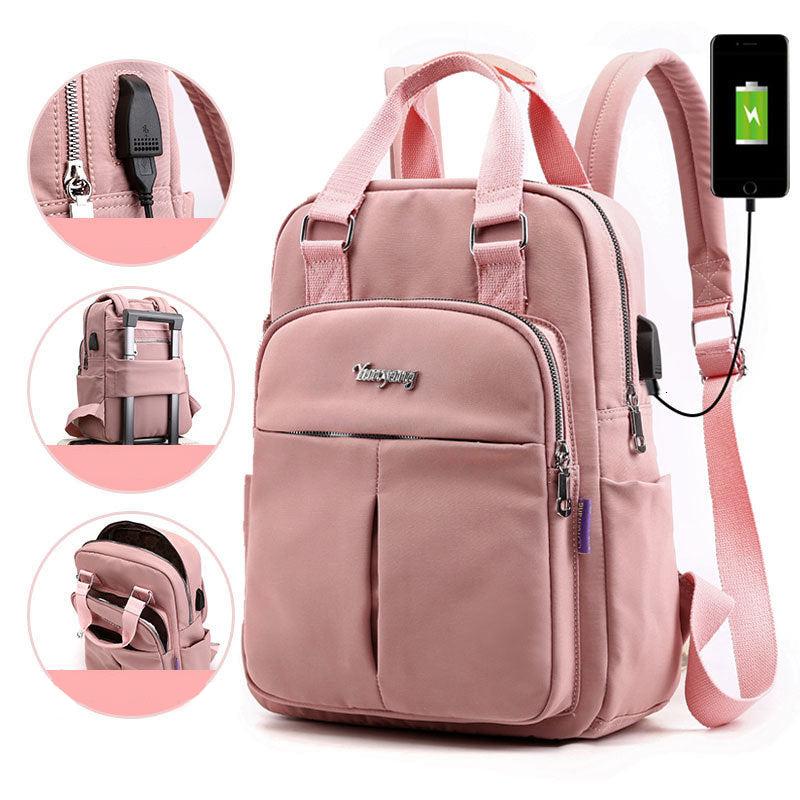 Wasserfester USB-Lade-Anti-Diebstahl-Rucksack – Mehrfachfächer-Design | Brehn