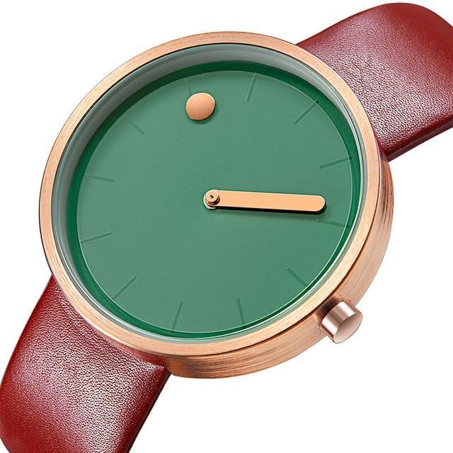 Brehn | IcoolGadgets Quarz Uhr Herren Luxus Freizeit Schwarz Japan Quarz Uhr Einfache Designer Mode Uhr männlich