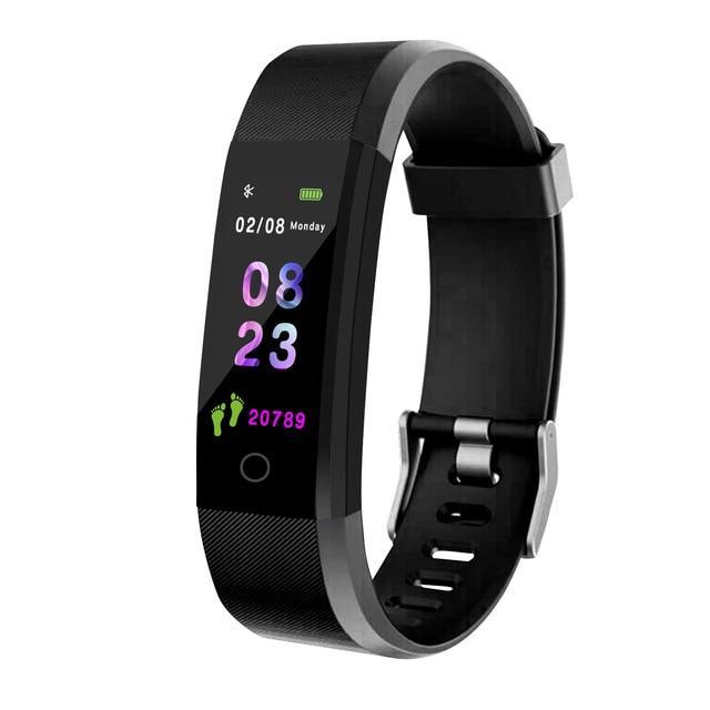 Brehn | Smart Wristband Fitness-Tracker Uhr Gesundheit Herzfrequenzband Blutdruck Wasserdicht Smart Bracelet für Männer Frauen Smartband
