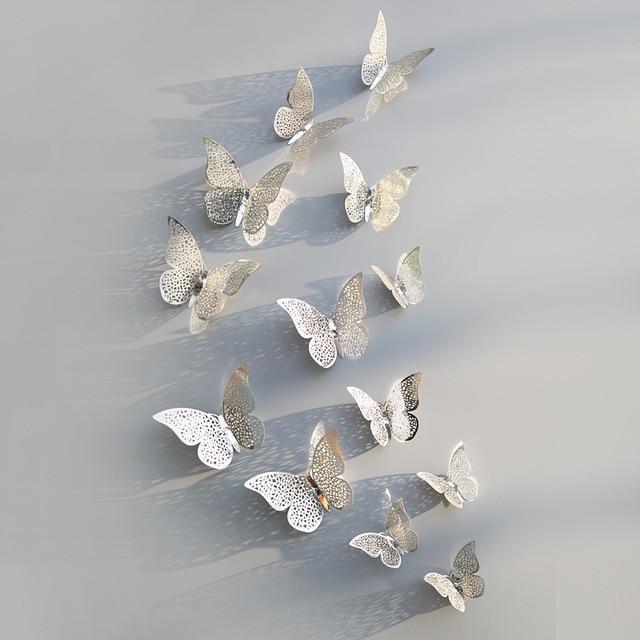 ButterflyGlow 3D-Schmetterlingsdekoration | Wanddekoration | Frühling & Sommer | Klassisch & Modern