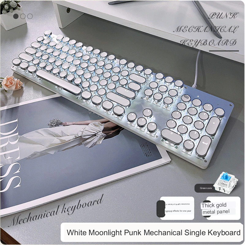 Brehn | Typ Mechanische Retro Drucktastatur