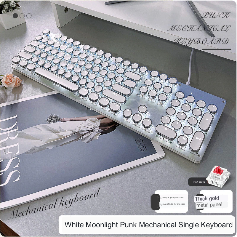 Brehn | Typ Mechanische Retro Drucktastatur