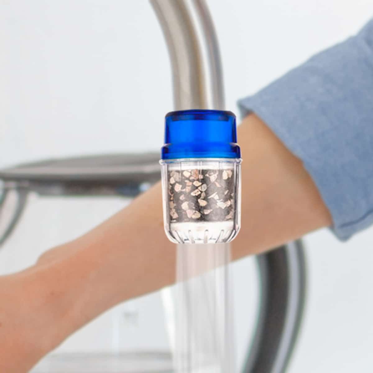 Wasserfilter mit Aktivkohle für den Wasserhahn (entfernt Verunreinigungen im Wasser) | Brehn