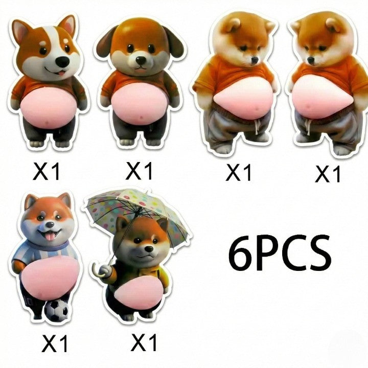 Chubby Shiba Silikon Aufkleber Schutz | Brehn