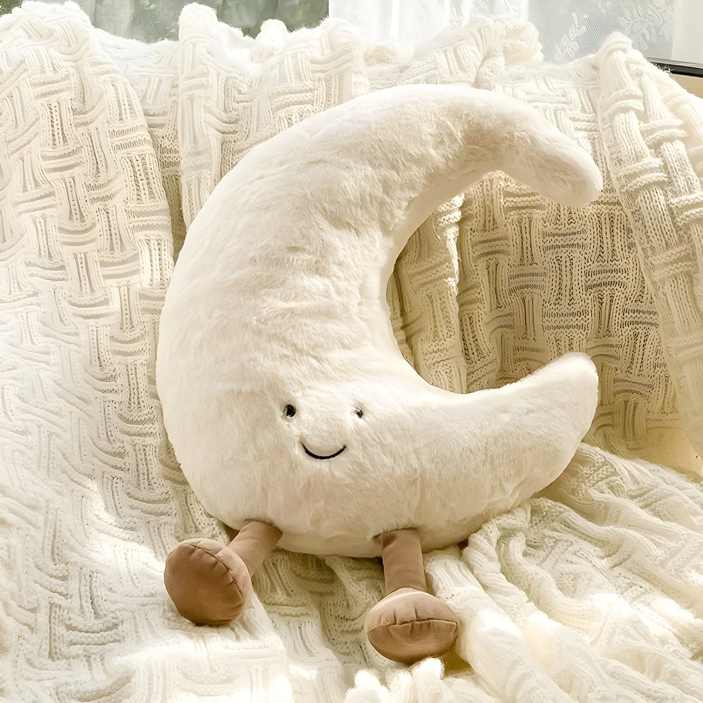CloudMoon Kissen - Sanftes Mond- und Sonnen-Tatami-Kissen | Brehn