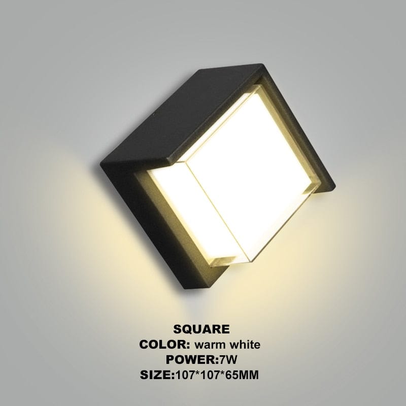 Bewegungsmelder Außen Wandlampe – Modernes Aluminium Design
